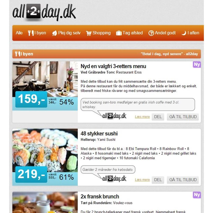 Gavekort på kr. 500 til Danske Deals